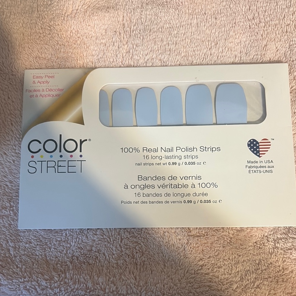 Color Street Sky Blue Nail Strips